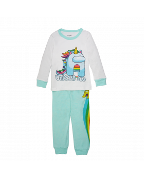 PIYAMA ANAK LENGAN PANJANG 4T - 12T - Among us unicorn Tosca