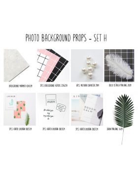 Background alas foto produk studio - Set H