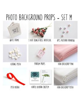Background alas foto produk studio - Set M