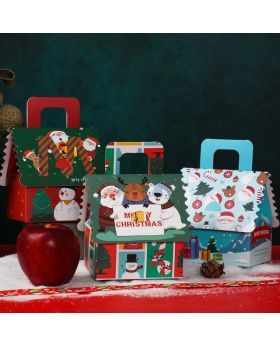 Goodie Bag Natal Bentuk Rumah Xmas