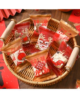 100pc Plastik Kue Kering Cookies Imlek CNY