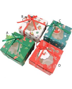 Box Cupcake Natal Hangtag Pita Xmas 4 cupcake