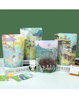 10pcs Imlek Sketch Ziplock Standing Pouch