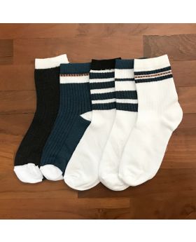 Kaos Kaki Polos Rib Katun Mata Kaki 22