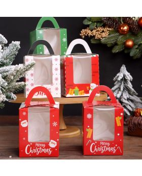 Kotak Mika Cupcake Natal Jinjing Xmas