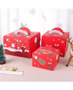 Kotak Kue Natal Bolu Xmas