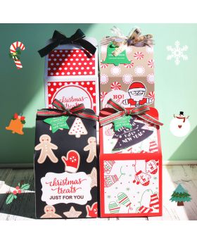Printed Paper Bag Craft Natal Standing Pouch Xmas