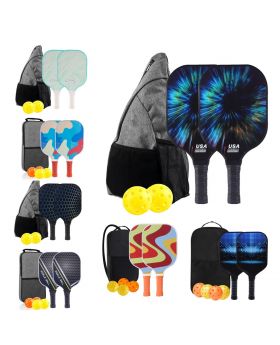 1 Set Pickleball Raket Bola Tas