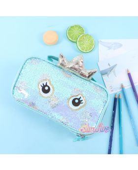 TEMPAT PENSIL JINJING CARRY ON SEQUIN KOTAK STARFIVE - MERMAID TOSCA