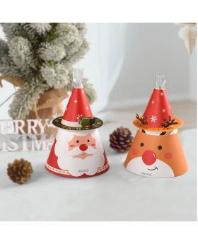 Tall Cone Christmas Box Xmas 