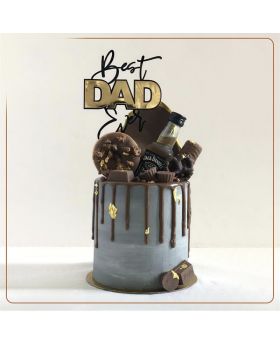 Topper Kue Acrylics Fathers Day