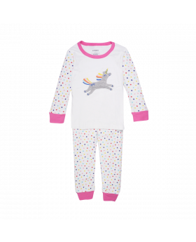 PIYAMA ANAK LENGAN PANJANG 4T - 12T - White Star Unicorn
