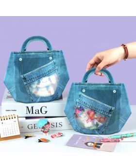 Ziplock Plastik Denim Pants