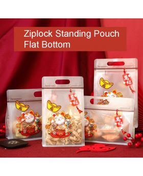 Ziplock Standing Pouch Imlek Flat Bottom