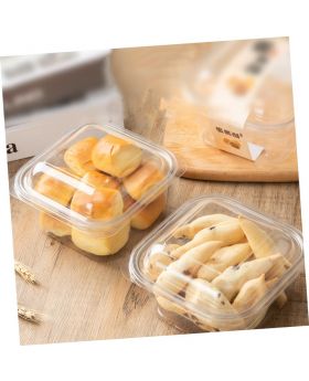 10pcs Dessert Box Mika Kotak Polos - 10.5x10.5x8.5cm