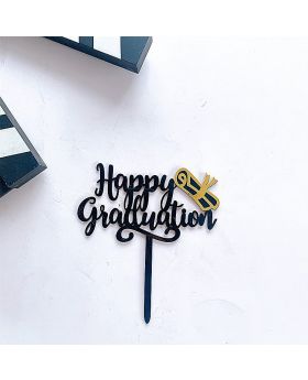 Topper Kue Acrylics Congrats Graduation Wisuda