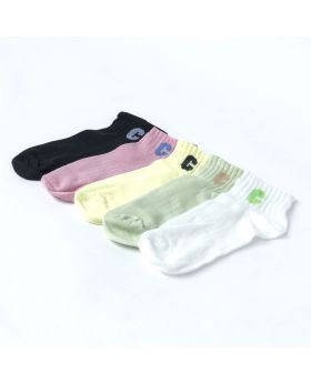 Kaos Kaki Korea Warna Gradasi Pendek Gambar C 025