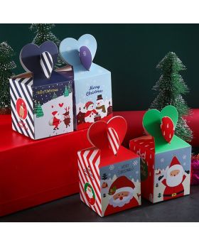 Heart Box Pouch Kotak Kue Natal Xmas