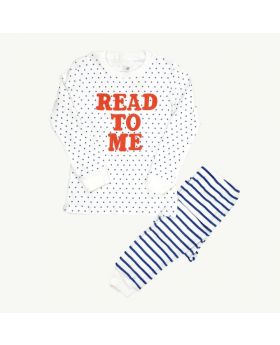 PIYAMA ANAK LENGAN PANJANG 4T TO 10T - Read to Me