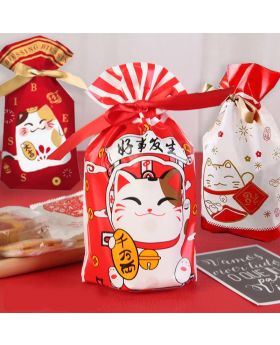 10pcs Plastik Goodie Bag Imlek CNY