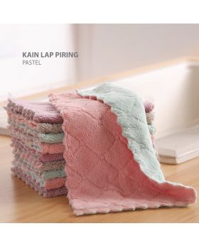 Kain Lap Piring Dapur Serap Air-Pastel Polos