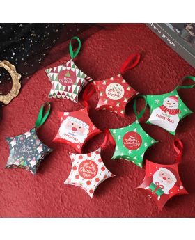 Kotak Permen/Coklat Box Natal Star Xmas