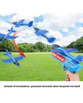 Mainan Pesawat Pistol Katapel