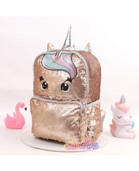 TAS RANSEL SEQUIN GOLD UNICORN STARFIVE - LARGE