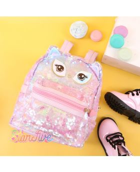 TAS SEKOLAH RANSEL SMALL STARFIVE - OWL PINK