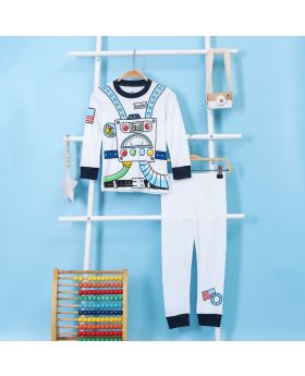 PIYAMA ANAK LENGAN PANJANG 4T - 10T - SPACE ASTRONAUTS
