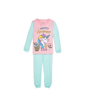 PIYAMA ANAK LENGAN PANJANG 4T - 12T - unicorn sleepover club